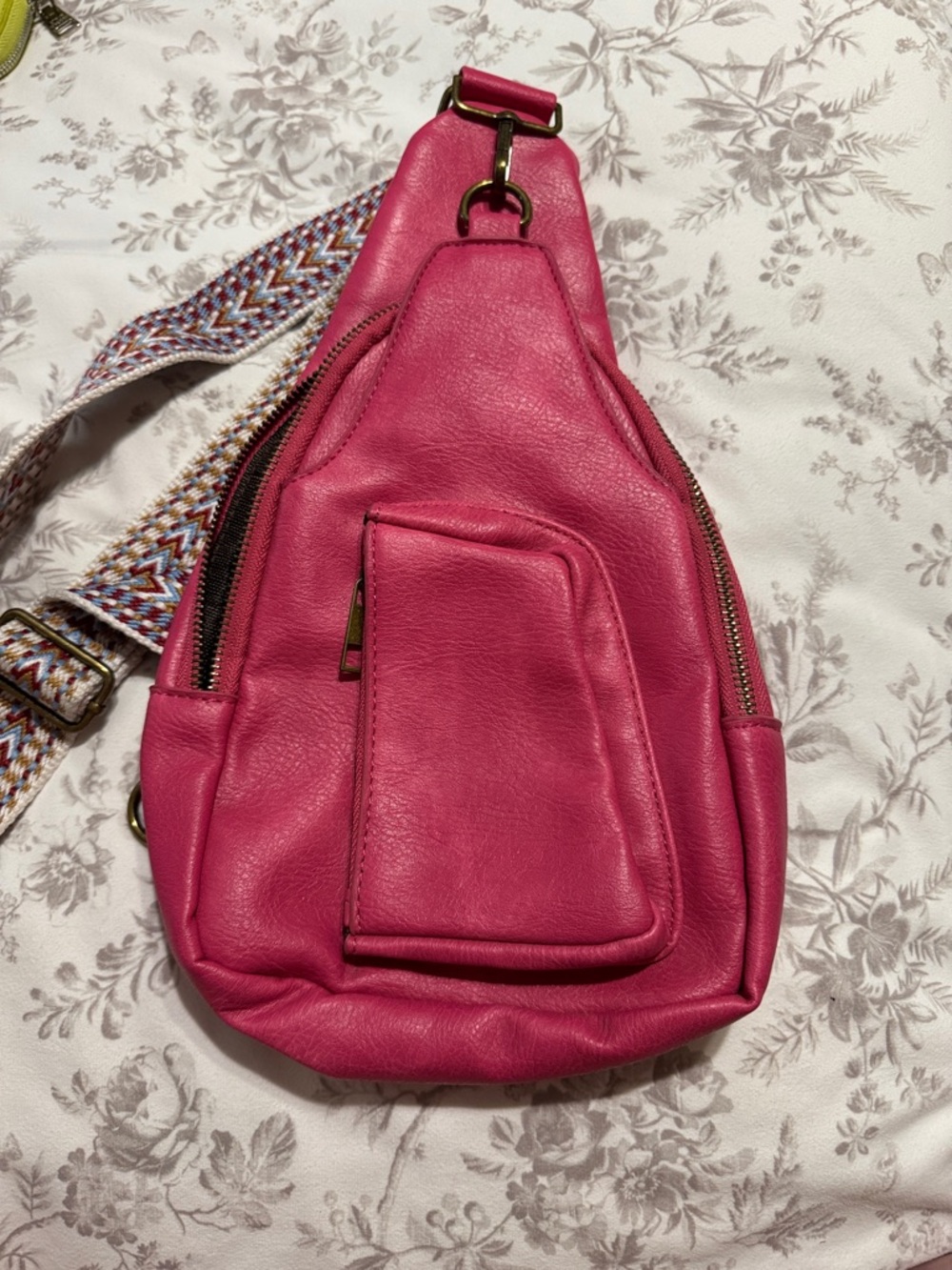 Pink  Crossbody Sling Bag - Stylish Everyday Carry